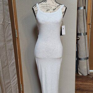 NIKE The Tight Fit Womens Midi T-Shirt Dress Gray - Sz Small - NWT NEW